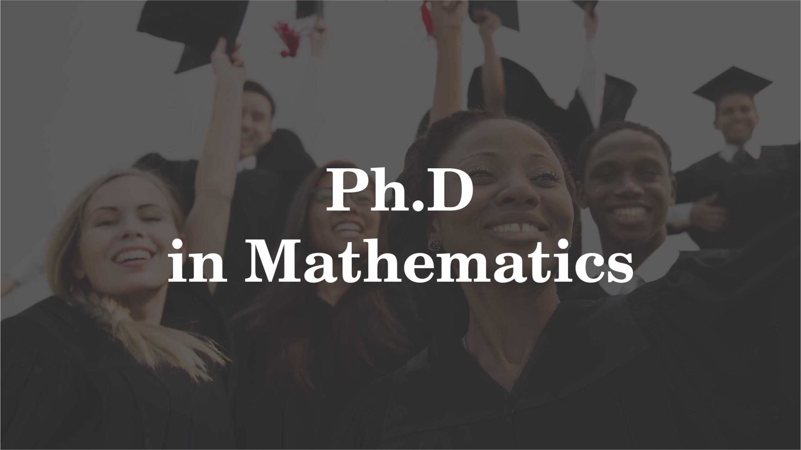 PhD in mathematics