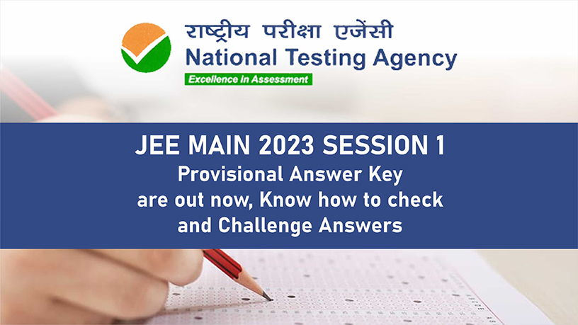 JEE Main 2023 Session 1 Provisional Answer Key