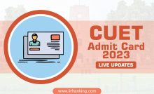 CUET Admit Card 2023 Updates