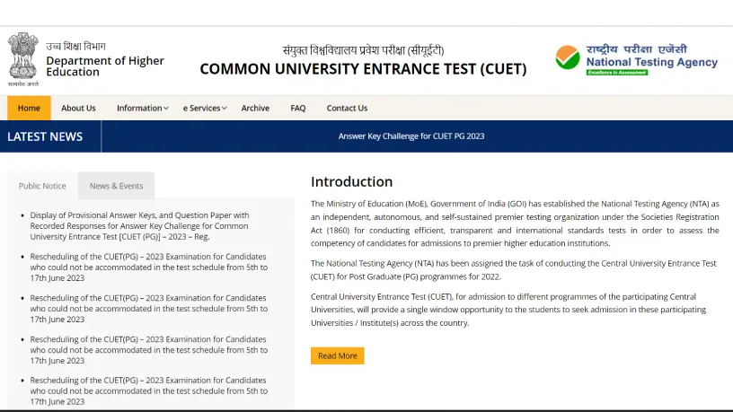 CUET PG Answer Key 2023 Announced