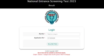 NEST Result 2023 Announced: Download Result Here, Scholarship Information, and More