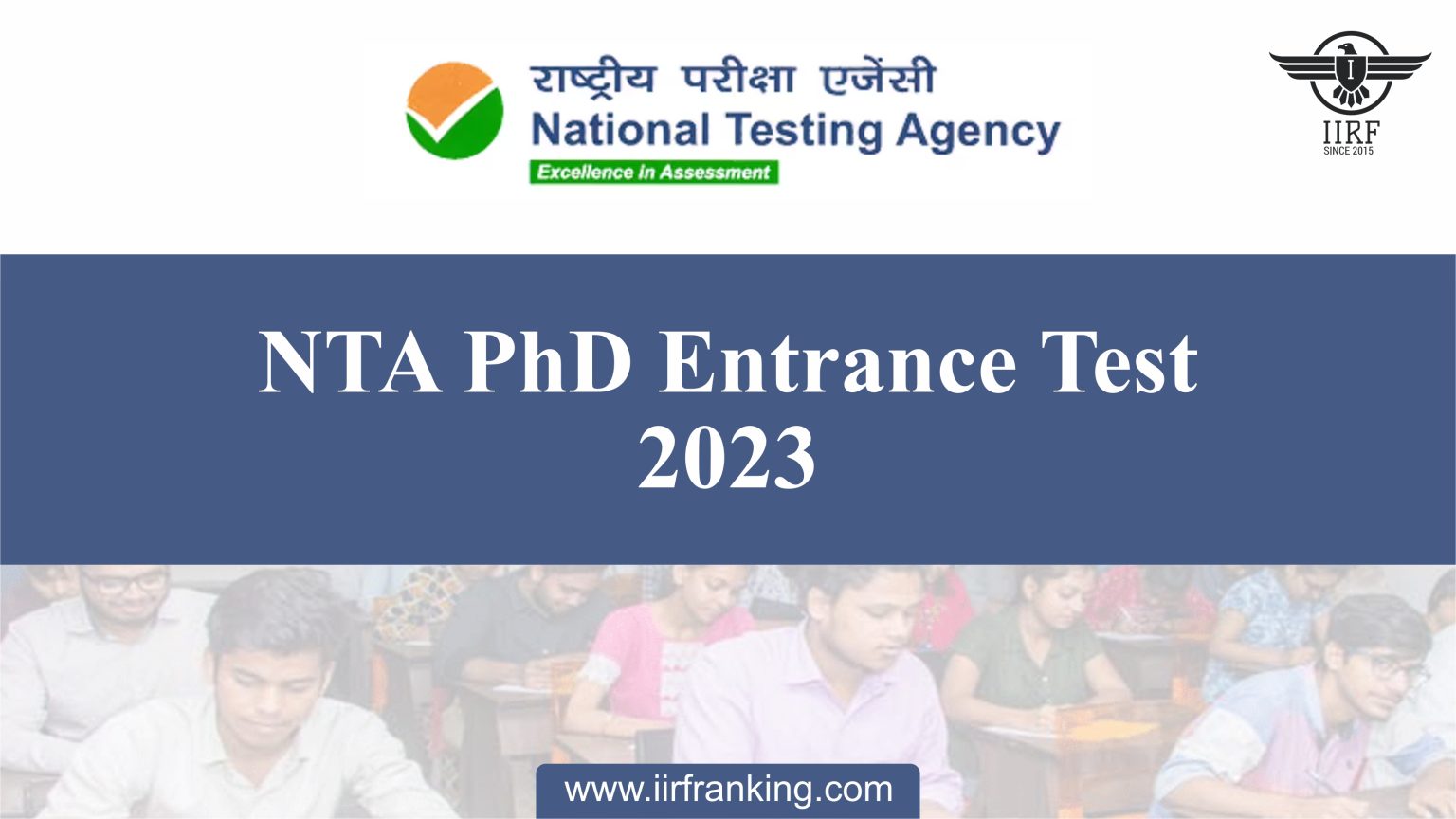 phd entrance exam 2023 india