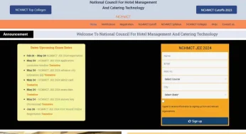 NCHMCT JEE 2024 Registration Schedule Live Now: Steps to Register, Important Dates, Exam Pattern, Eligibility Criteria, and More